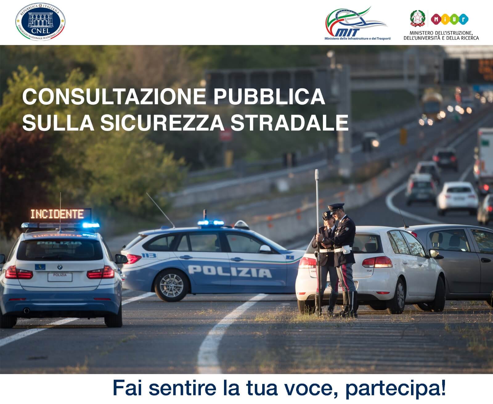 Consultazione pubblica sulla sicurezza stradale